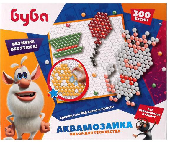 

Набор для создания поделок/игрушек MultiArt Аквамозаика Буба AB300-BUBA1
