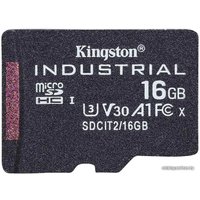 Карта памяти Kingston Industrial microSDXC 16GB SDCIT2/16GBSP