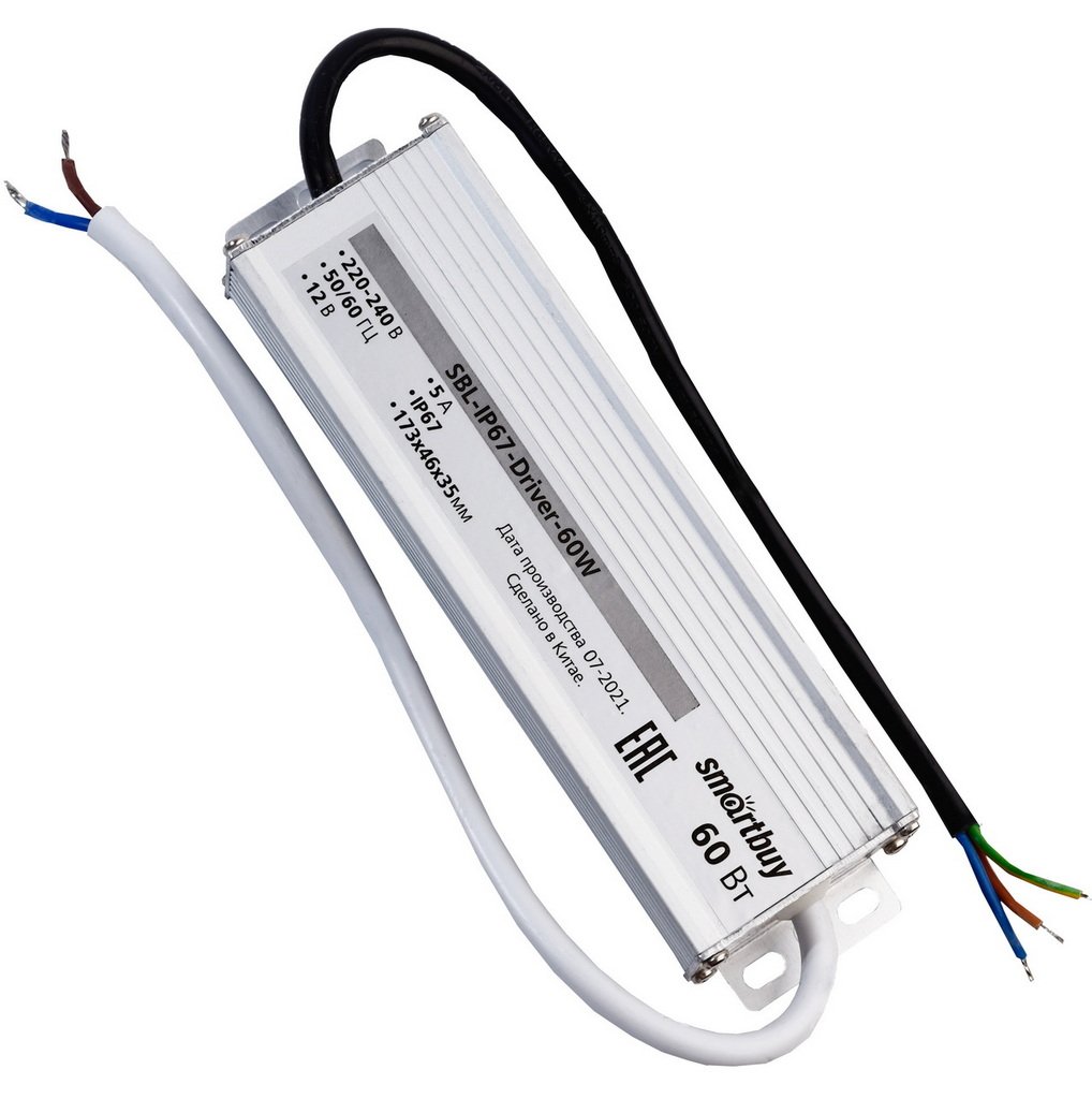 

Светодиодный драйвер SmartBuy SBL-IP67-Driver-60W