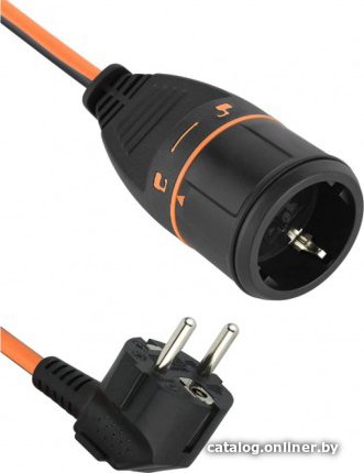 Удлинитель Electraline 01731 (20 м, оранжевый)