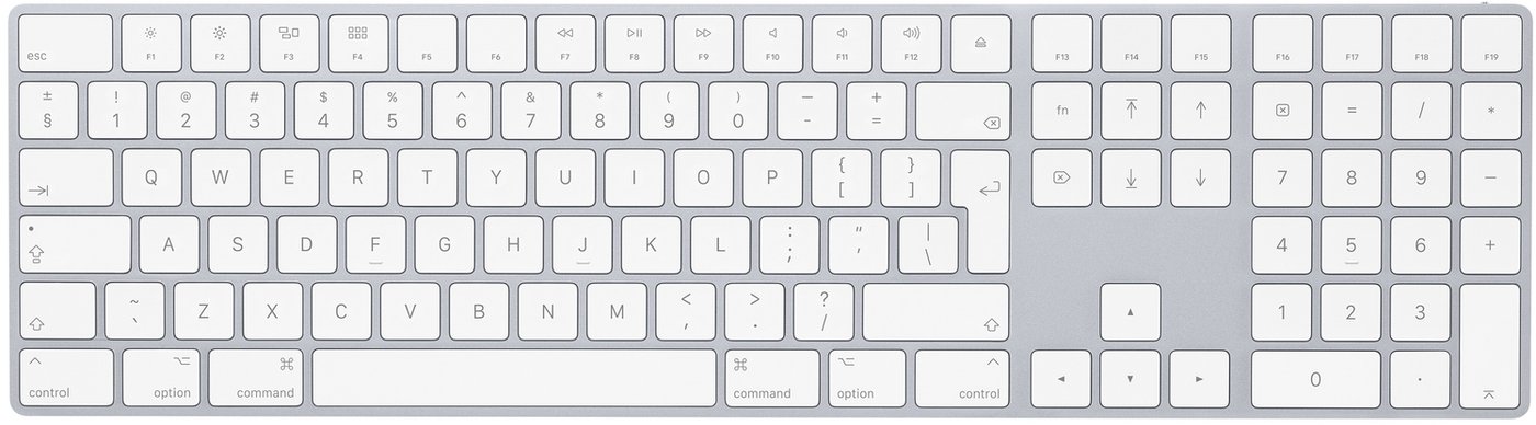 

Клавиатура Apple Magic Keyboard MQ052Z/A с цифровой панелью (нет кириллицы)