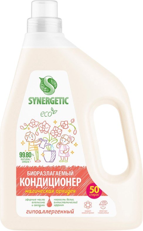 

Кондиционер для белья Synergetic Биоразлагаемый. Магическая орхидея 1.5 л
