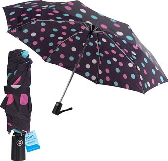 Складной зонт Мультидом Цветной горошек FX24-53