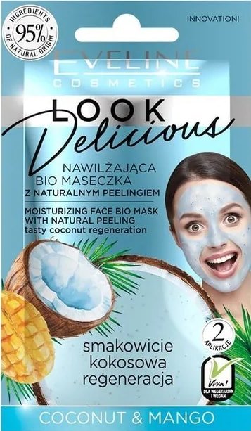

Eveline Cosmetics Маска для лица Bio Coconut & Mango Look Delicious увл. 10 мл