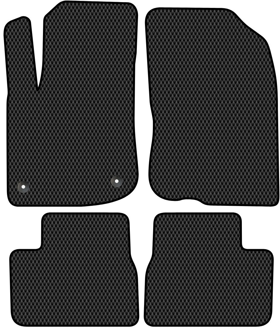 

Комплект ковриков для авто Alicosta Peugeot 208 (хэтчбек 5 дв) 2012 - 2016 (черный, ромб)