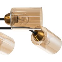 Припотолочная люстра Escada Vertigo 1131/6P (Black/Gold)