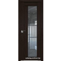 Межкомнатная дверь ProfilDoors 2.72XN L 60x200 (дарк браун/стекло прозрачное)