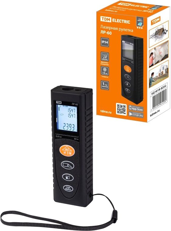 

Лазерный дальномер TDM Electric ЛР-60 SQ1018-0202