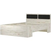 Кровать Памир Беатрис КР1600 (крафт белый/антрацит) в Пинске