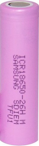 

Аккумулятор Samsung 2600mAh [ICR18650-26HM]