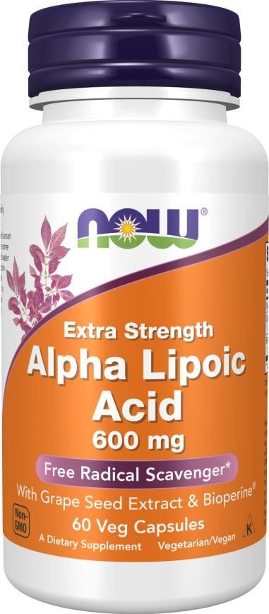 БАД Now Foods Alpha Lipoic Acid 600 мг (60 капсул)