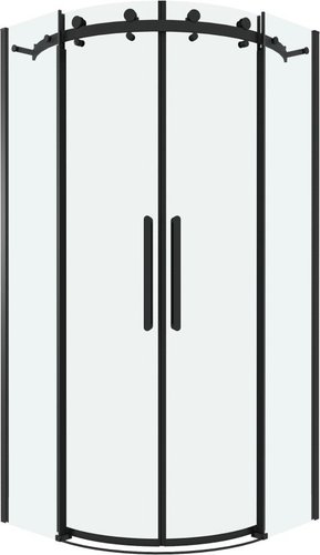 Душевой уголок Grossman Classic 90x90x195 301.K33.04.9090.21.00 (черный матовый/прозрачное стекло)
