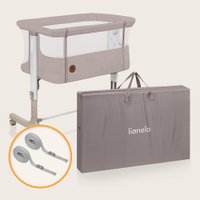 Приставная детская кроватка Lionelo Aurora (beige cappuccino)