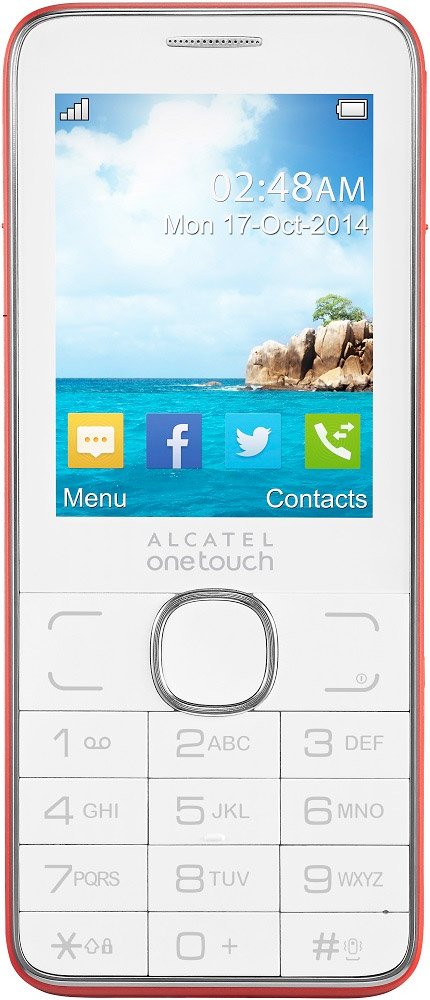 

Кнопочный телефон Alcatel One Touch Red [2007D]