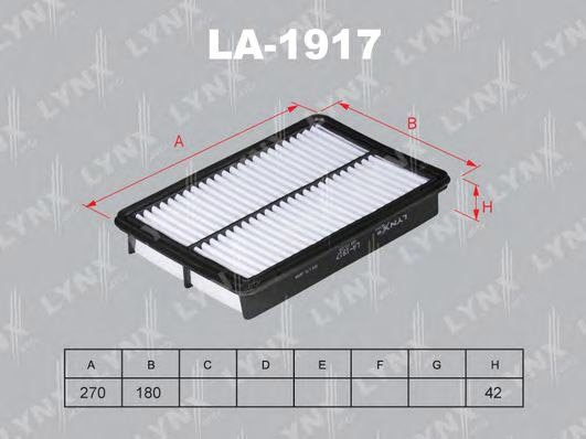 

Воздушный фильтр LynxAuto LA1917