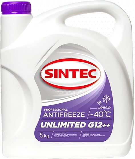 

Антифриз Sintec UNLIMITED G12++ 5л