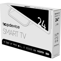 Телевизор Topdevice 24" SMART BS02 (черный)