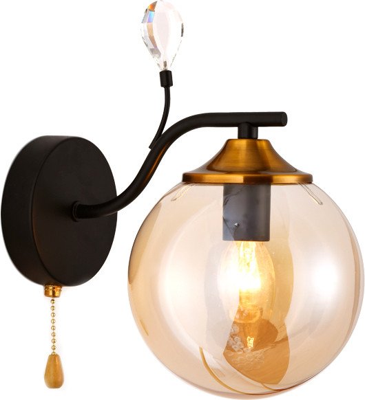 

Бра Ambrella TR9079 BK/TI (черный/янтарь)