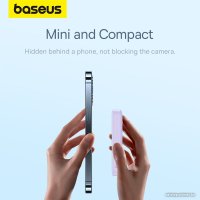 Внешний аккумулятор Baseus Magnetic Mini Air Wireless Fast Charge Power Bank 20W 10000mAh (сиреневый)