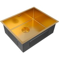 Кухонная мойка Paulmark Next 54 Uni PM215444-BG (золото/брашированное золото)