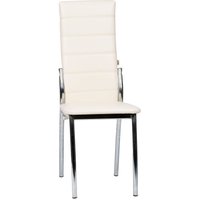 Стул ВВР Прага (ваниль/хром, экокожа)