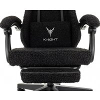 Игровое (геймерское) кресло Knight Lord/F (черный экомех) в Бресте