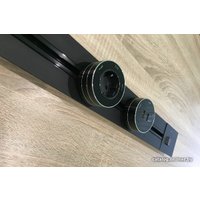 Трековая розетка AVEL шинопровод 40 см + 1 ЕВРО розетка + 1 USB (черный)