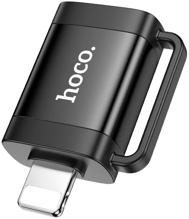 

Адаптер Hoco UA31A USB Type-A - Lightning (черный)