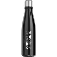 Бутылка для воды Nutrend Stainless Steel Bottle 2021 750мл (черный)