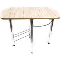 Кухонный стол ВВР Пристенный (дуб кера, пластик 55/55/70)