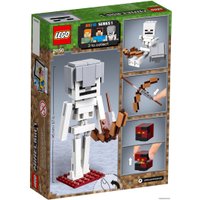 Конструктор LEGO Minecraft 21150 Большие фигурки Minecraft, скелет с кубом магмы