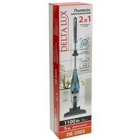Пылесос Delta Lux DE-3503 (серый/голубой)