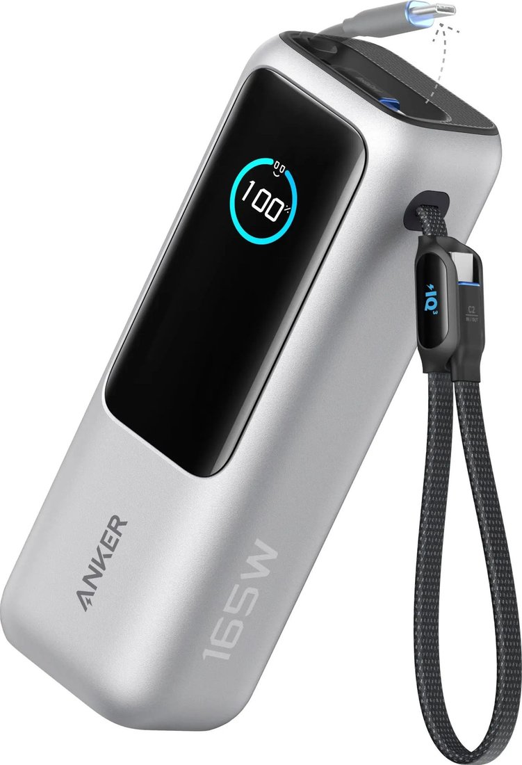 Внешний аккумулятор Anker A1695 165W 25000mAh (серебристый)