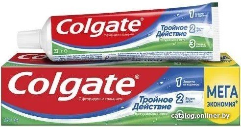 Зубная паста Colgate Тройное действие Натуральная мята 150 мл
