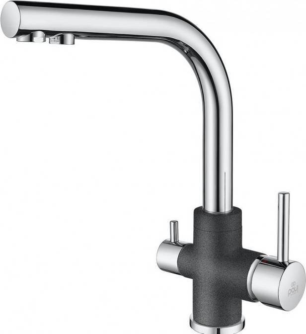 

Смеситель Paulmark Essen Es213011-DGCR (графитовый/хром)