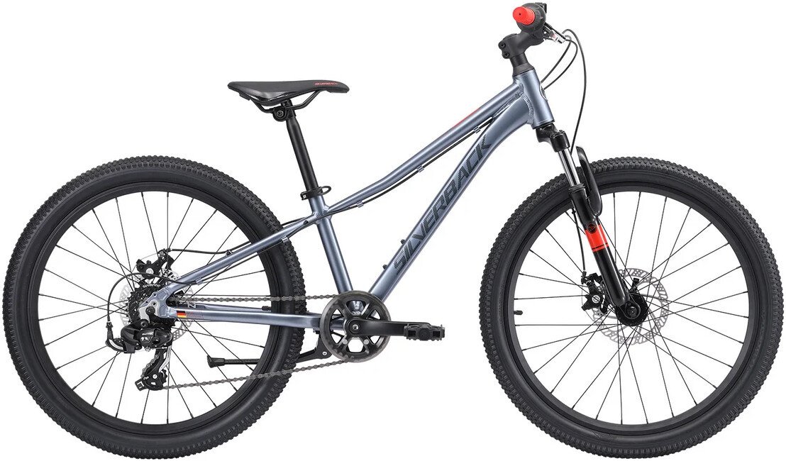 Велосипед Silverback Spyke 24D gen4 2025 (matt xenon grey/matt orange)