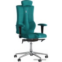 Офисное кресло Kulik System Elegance (азур, аквамарин с подголовником)