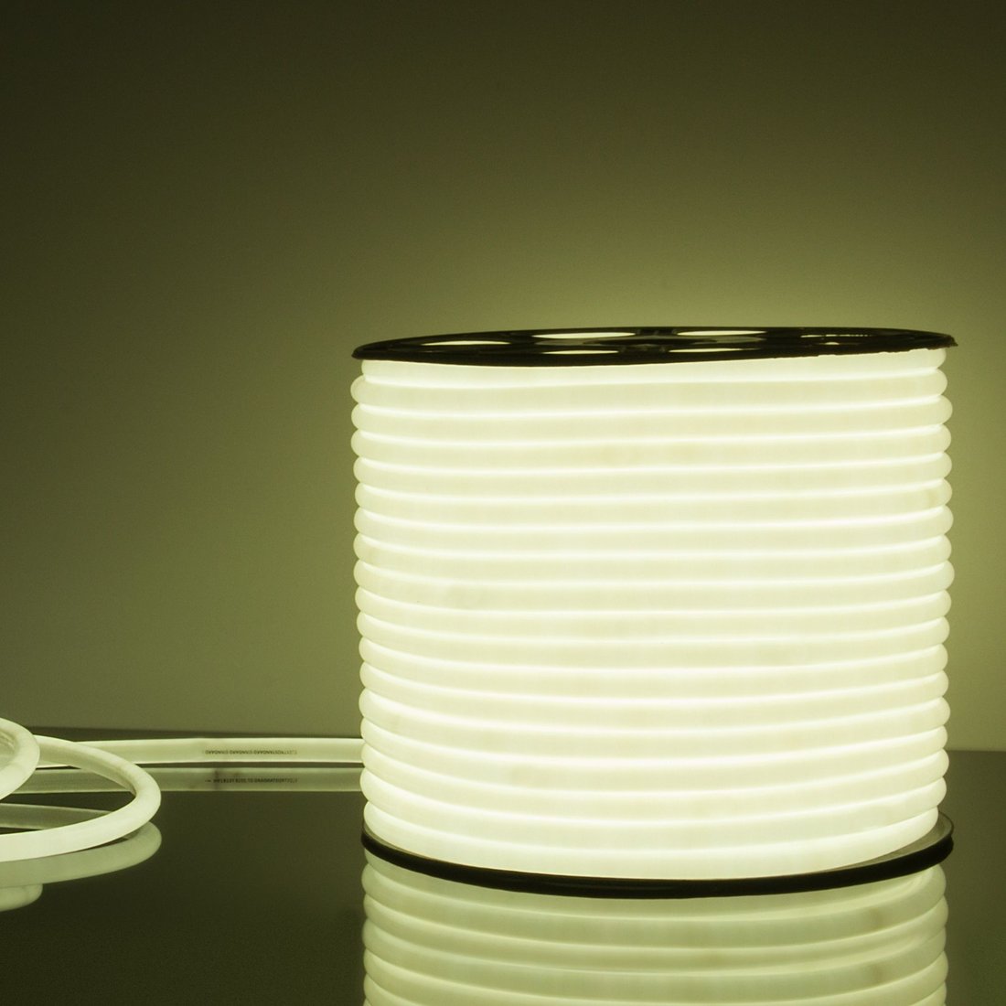 

Гибкий неон Elektrostandard 220V 9.6W 144Led 2835 IP67 круглый холодный белый a043547