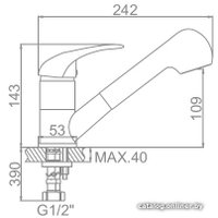 Смеситель Ledeme H02 L6002-B