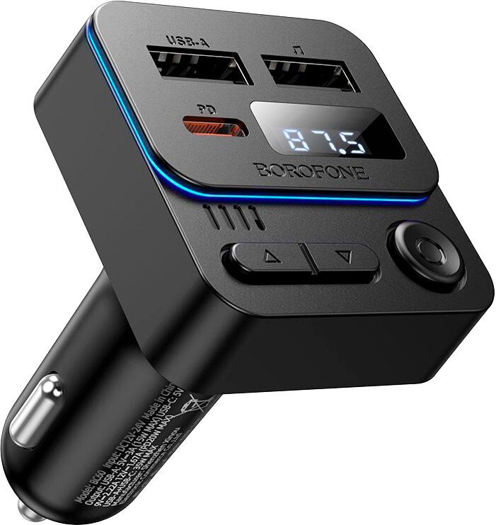 

FM-модулятор Borofone BC60 (черный)