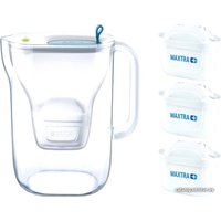 Кувшин BRITA Style XL + 3 x Maxtra + универсальный (белый/синий)