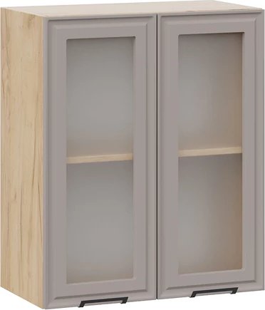 

Шкаф навесной Трия Белладжио 1ВВ6С с двумя дверьми (дуб крафт золотой/софт капучино)