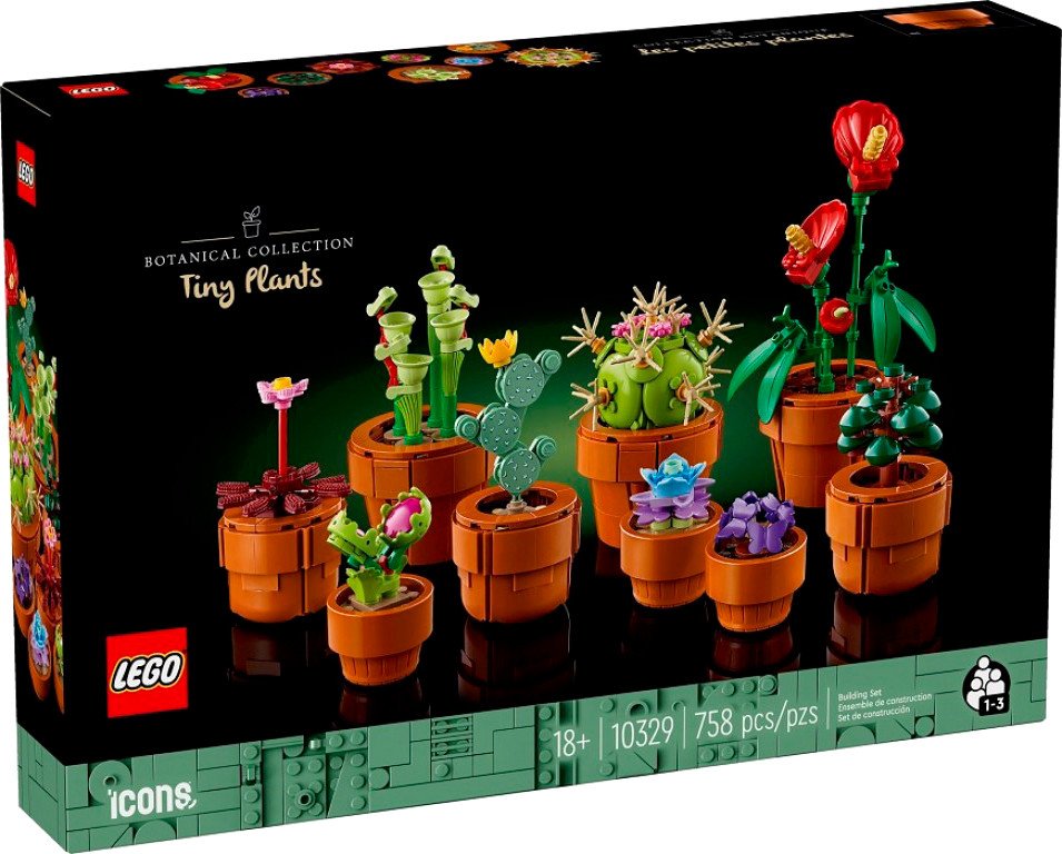 

Конструктор LEGO Icons 10329 Крошечные Растения