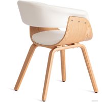 Стул TetChair Vimta дерево/металл/экокожа (белый)