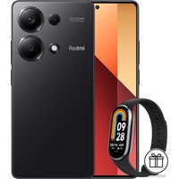 Телефон Xiaomi Redmi Note 13 Pro 4G 8GB/128GB с NFC международная версия (полуночный черный) и Xiaomi Smart Band 8 (серый) по акции