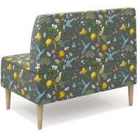 Диван Mio Tesoro Одос Принт (лимон серый/ткань микровелюр)