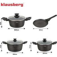 Набор кастрюль Klausberg KB-7962