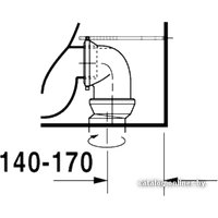 Унитаз напольный Duravit DuraStyle (215509) (без сиденья)