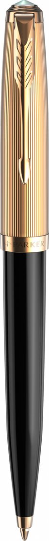 

Ручка шариковая Parker 51 Deluxe Black GT 2123513