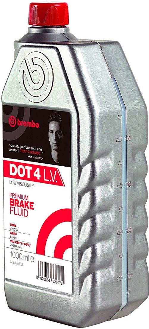 

Тормозная жидкость Brembo DOT 4 Low Viscosity 1л